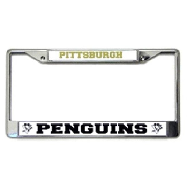 Cisco Independent Pittsburgh Penguins License Plate Frame Chrome 9474627430